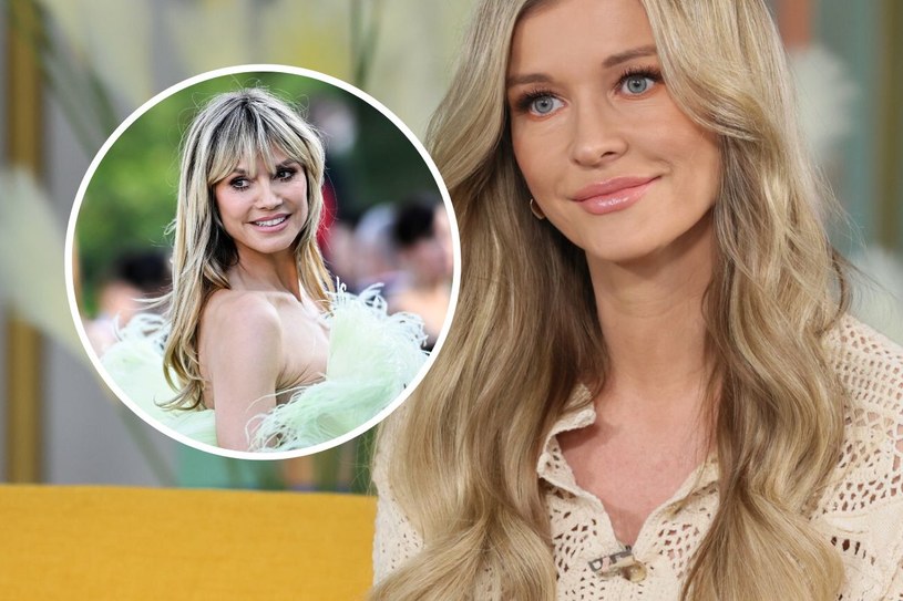 Internauci porównują Joannę Krupę do Heidi Klum. Rzeczywiście wyglądają podobnie? /Pawel Wodzynski/Dzien Dobry TVN/East News /East News