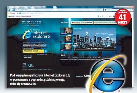 Internet Explorer 8 - czy zyska zaufanie polskich internautów? /Next