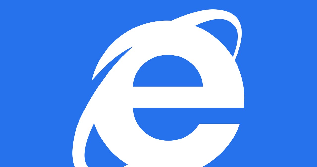 Internet Explorer pochowany /domena publiczna
