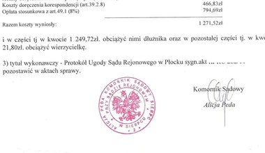 "Interwencja". Choć płacił alimenty, urzędnicy żądają 43 tys. zł