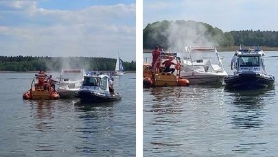 Interwencja MOPR. W jednej z motorówek zapalił się silnik /Słuchacz /Gorąca Linia RMF FM