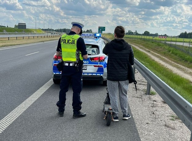 Interwencja policjantów /KPP Pabianice /Policja