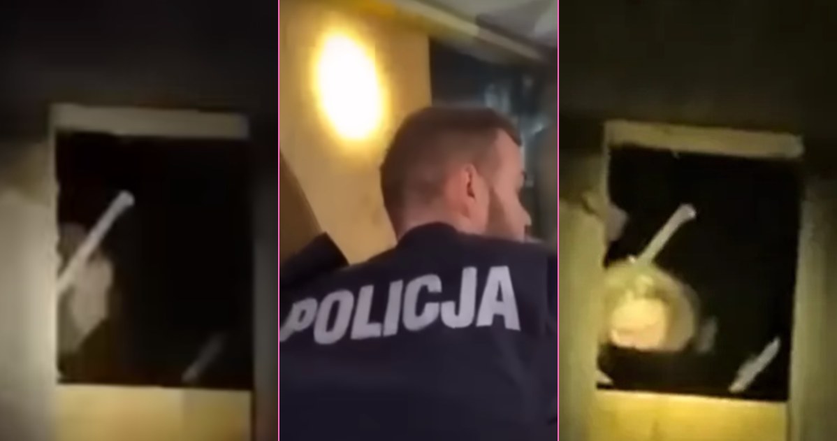 Interwencja Policji u opętanej kobiety w Wielkopolsce /YouTube /materiał zewnętrzny
