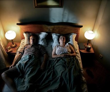 Ionel Mihailescu i Dana Voicu w scenie z filmu "Hello! How are you?"