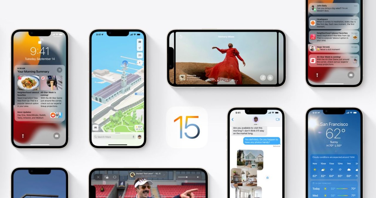 iOS 15 /materiały prasowe