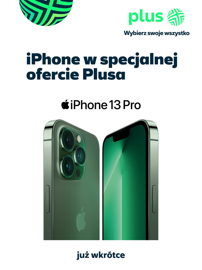 iPhone 13 Pro w Plusie /materiały prasowe