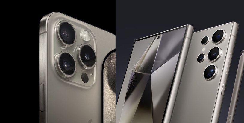 iPhone 15 Pro Max vs Samsung Galaxy S24 Ultra. Porównanie specyfikacji i cen /Apple, Samsung /materiały prasowe