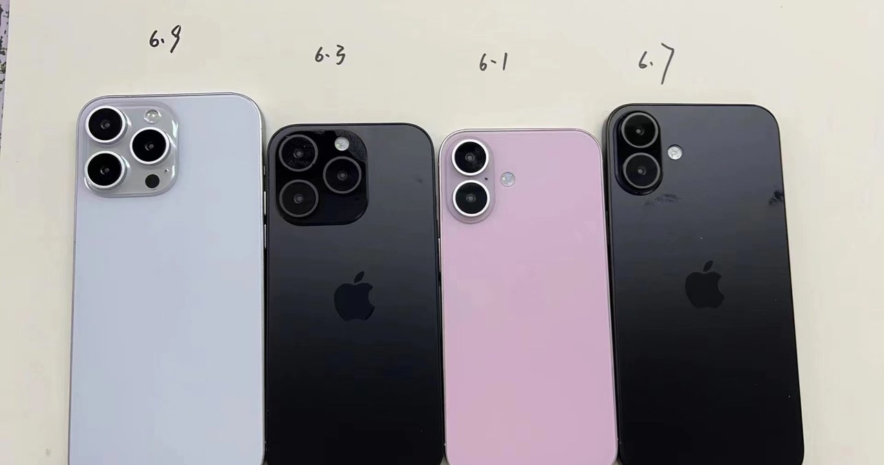 iPhone 16 Pro Max otrzyma 6,9-calowy ekran. /X.com/Sonny Dickson /materiał zewnętrzny