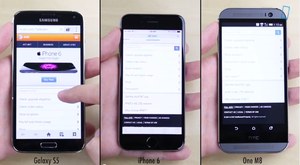 iPhone 6, Galaxy S5 i HTC One (M8) - porównanie szybkości