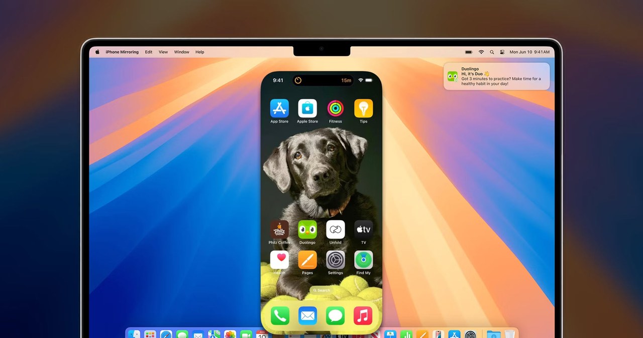 iPhone Mirroring to jedna z ciekawszych nowości iOS 18 i macOS Sequoia. /Apple /materiały prasowe
