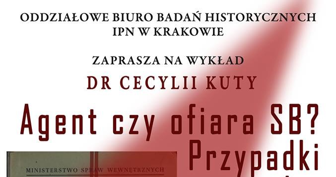 IPN zaprasza na wykład dr Cecylii Kuty /IPN