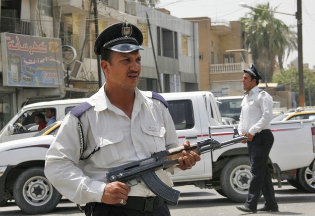 Iracka policja /MOHAMMED JALIL /PAP/EPA