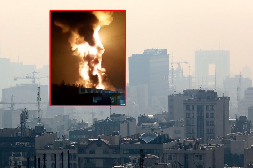Iran. Atak dronów na fabrykę amunicji /ATTA KENARE / Twitter/Jason Jay Smart /AFP