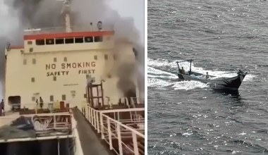 Iran sięgnął po nawodne drony-kamikadze. Pierwszy udany atak