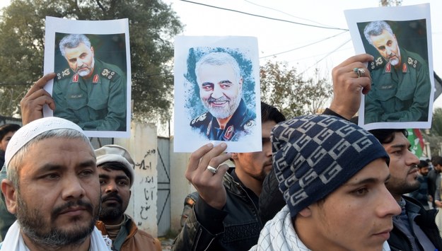 Irańczycy upamiętniają Kasema Solejmaniego /SOHAIL SHAHZAD /PAP/EPA