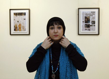 Irańska artystka Jinoos Taghizadeh /AFP