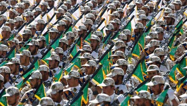 Irańska Gwardia Rewolucyjna /Abedin Taherkenareh   /PAP/EPA