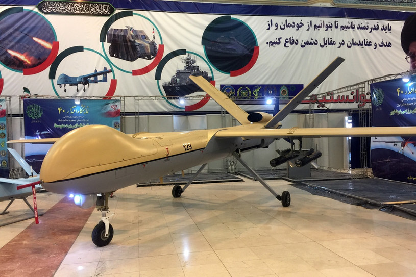 Irański dron Shahed może potencjalnie być wykorzystany przez Rosjan podczas wojny w Ukrainie /Fars Media Corporation/ Creative Commons Attribution 4.0 Internationa /Wikipedia