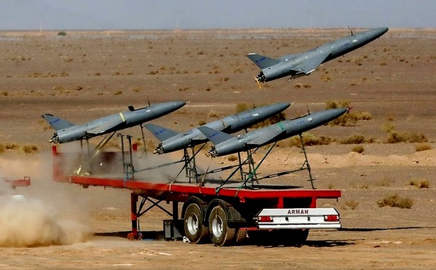 Irańskie drony /SalamPix/Abaca /PAP/EPA