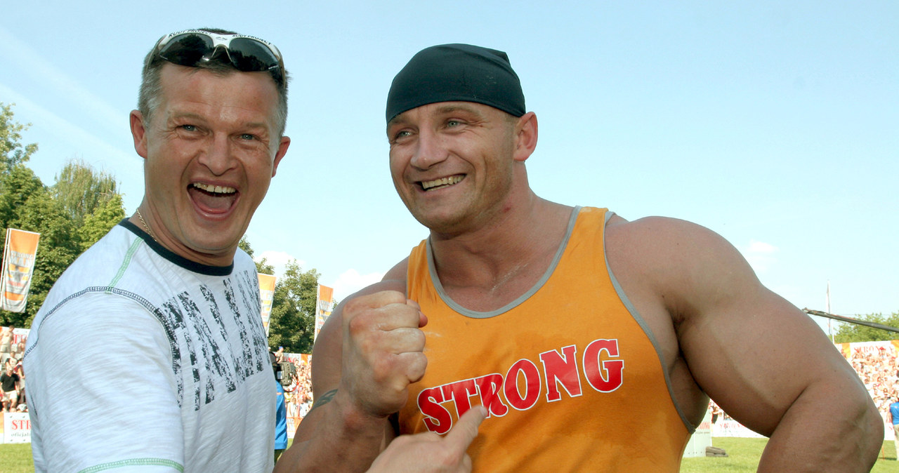 Irek Bieleninik i Mariusz Pudzianowski /Palicki /AKPA