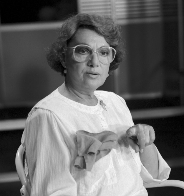 Irena Dziedzic, zdj. z 1990 roku /Marcin Wegner  /PAP