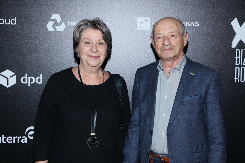 Irena Eris z mężem Henrykiem Orfingerem /Paweł Wodzyński /East News