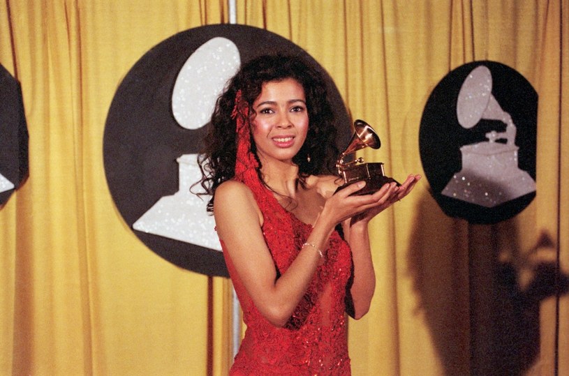 Irene Cara z nagrodą Grammy /Bettman /Getty Images