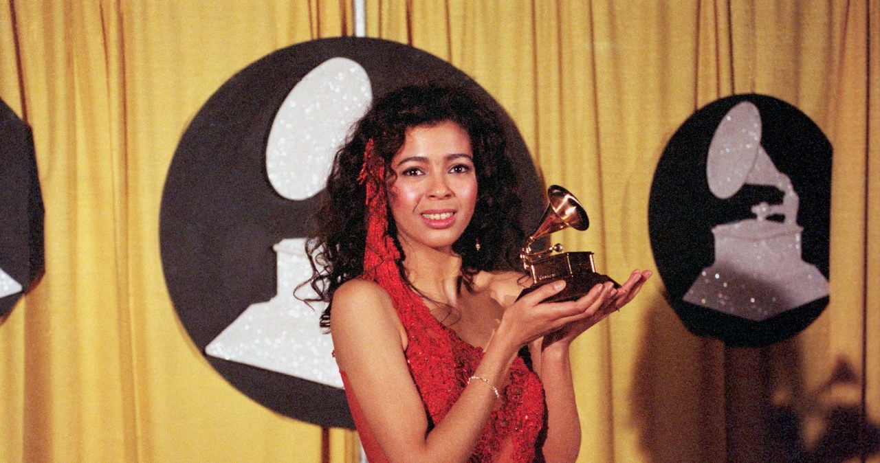 Irene Cara z nagrodą Grammy /Bettman /Getty Images