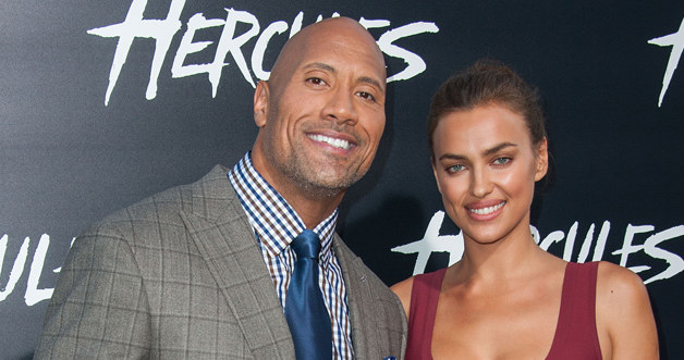 Irina Shayk i Dwayne Johnson /Valerie Macon /Getty Images