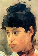 Isaac Israëls, Głowa amsterdamskiej dziewczyny, ok. 1894 /Encyklopedia Internautica