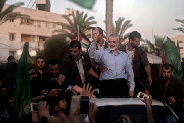 Ismail Haniyeh, przywódca Hamasu (zdj. archiw.) /Abedllah Jadllah /PAP/Abaca