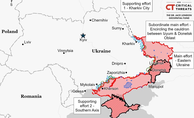 ISw w swoim raporcie informuje o skuteczności ukraińskiej kontrofensywy /ISW /Twitter