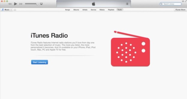 iTunes Radio to jedna z nowości iTunes 11.1 /materiały prasowe