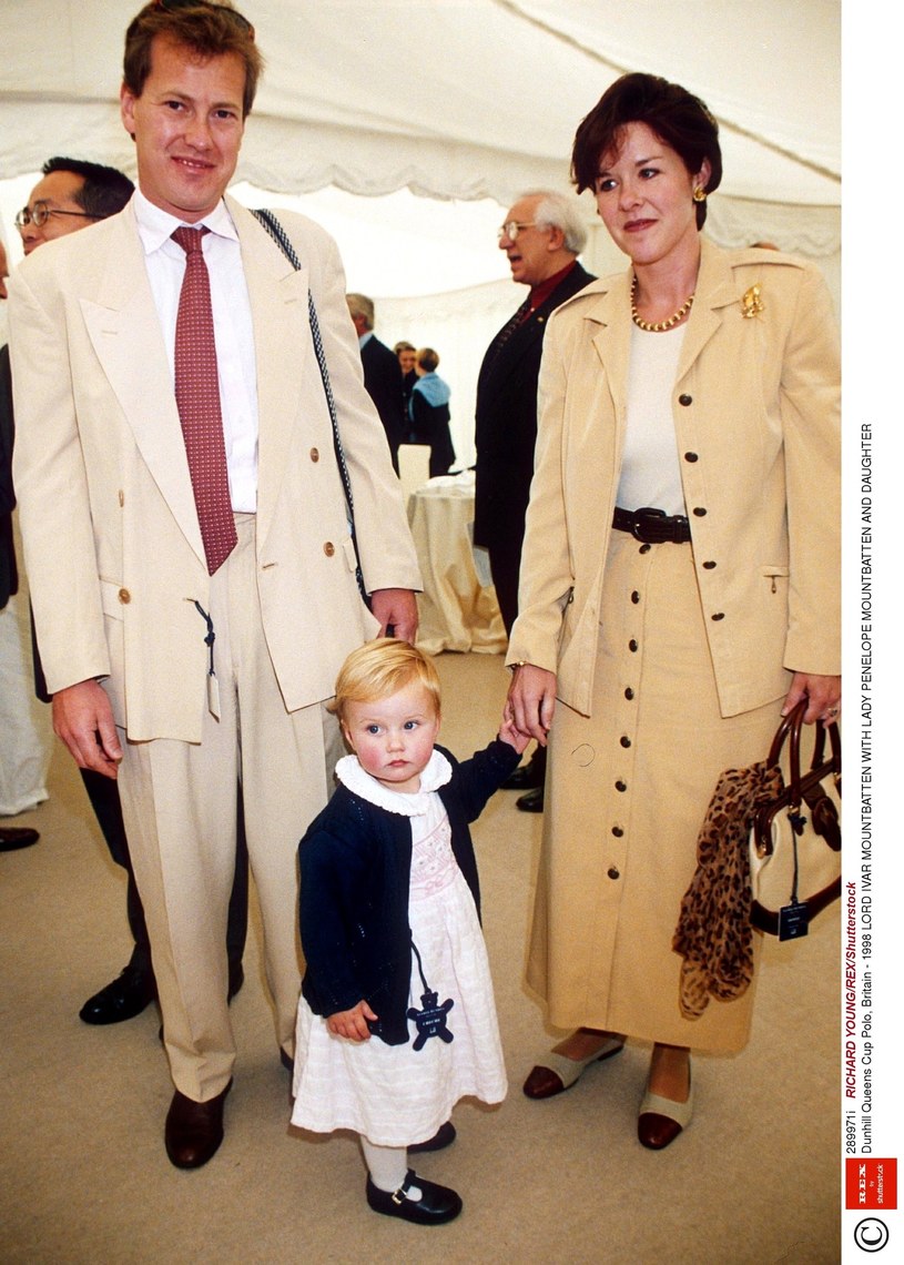 Ivar Mountbatten z byłą żoną Penelope i córką Dunhill /East News