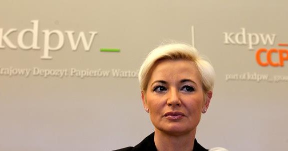 Iwona Sroka, prezes KDPW i KDPW_CCP Fot. Andrzej Iwańczuk /Reporter