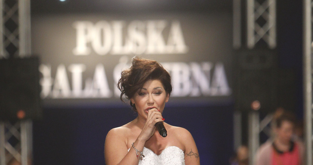 Iwona Węgrowska podczas Polskiej Gali Ślubnej, 2012 rok / Engelbrecht /AKPA