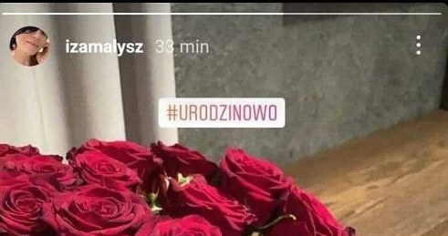 Iza pochwaliła się kwiatami od męża /Instagram