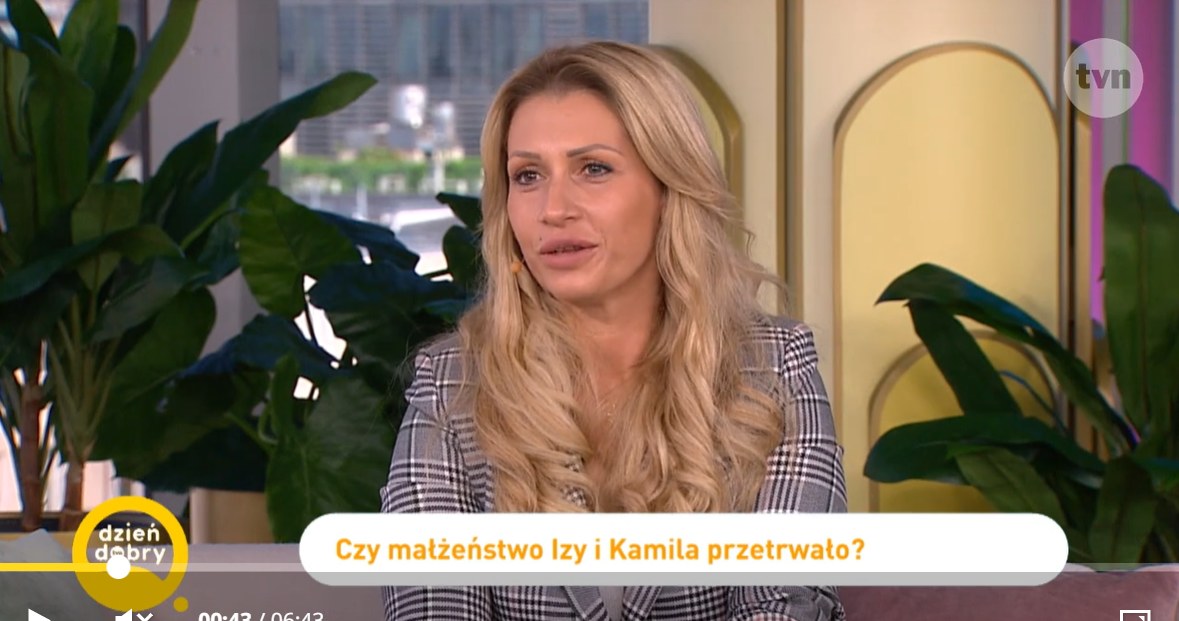 Iza ze "Ślubu od pierwszego wejrzenia 5" /Dzień Dobry TVN /