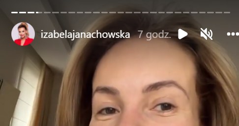 Izabela Janachowska: www.instagram.com/izabelajanachowska/ /Screen z InstaStory  /Instagram