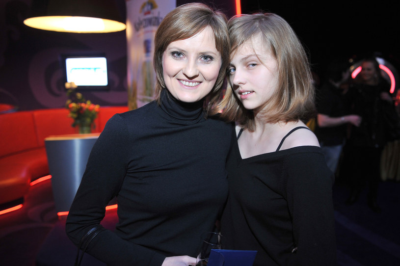 Izabela Kuna z córką Nadią /AKPA