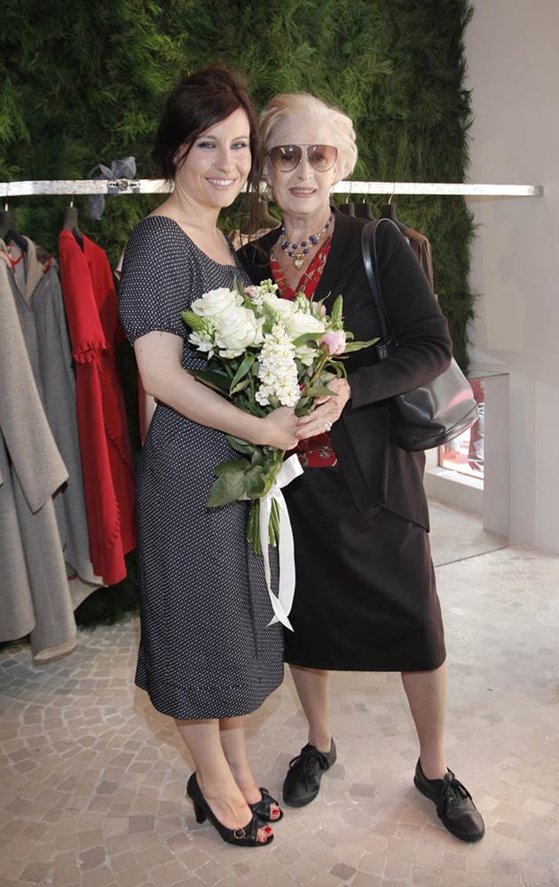 Izabela Łapińska i Beata Tyszkiewicz, fot. Ida Podsiebierska &nbsp; /AKPA