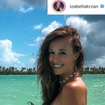 Izabella Krzan kusi ciałem na wakacjach