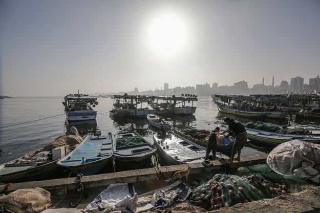 Izrael ograniczył strefę połowów rybakom z Palestyny /MOHAMMED SABER  /PAP/EPA