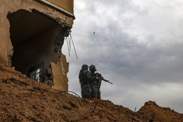 Izraelscy żołnierze w Chan Junus /NICOLAS GARCIA/AFP /East News