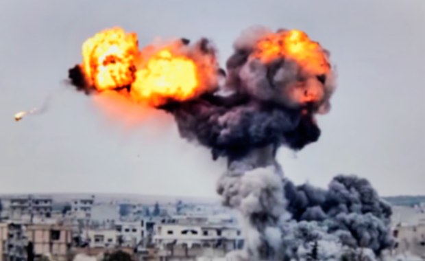 Izraelski atak na przedmieścia Damaszku 