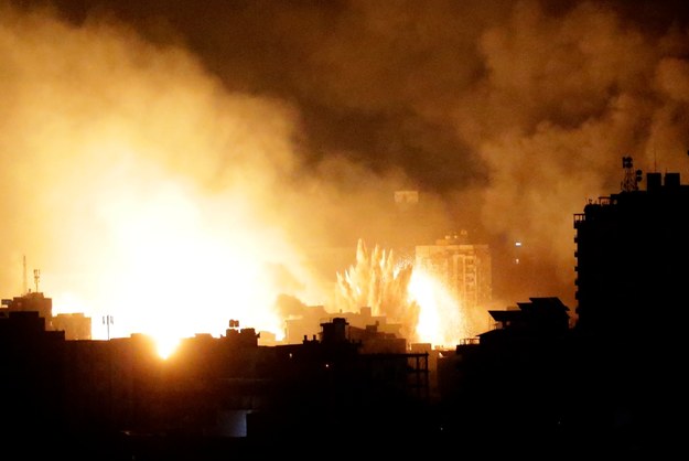 Izraelski atak na Strefę Gazy /MOHAMMED SABER  /PAP/EPA