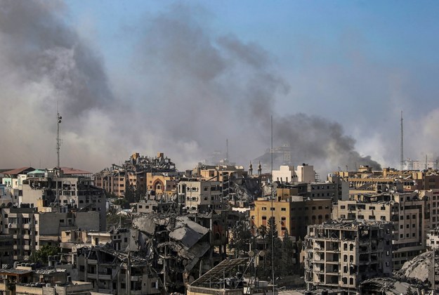 Izraelski atak na Strefę Gazy /MOHAMMED SABER  /PAP/EPA