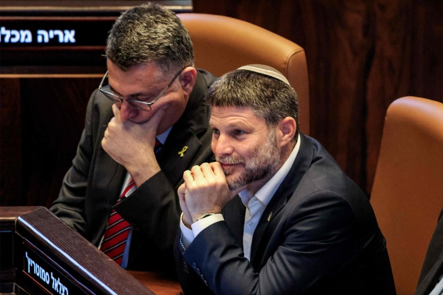 Izraelski minister finansów Becalel Smotricz /MENAHEM KAHANA/AFP/East News /East News
