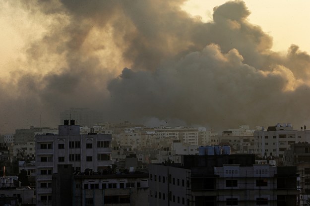 Izraelski nalot na Strefę Gazy /MOHAMMED SABER  /PAP/EPA