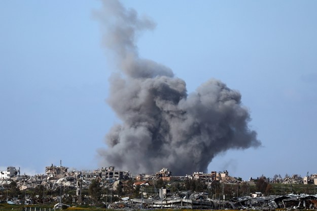 Izraelski nalot na Strefę Gazy /ATEF SAFADI  /PAP/EPA